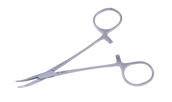 Forceps, Halsted Mosquito, Curved, 5 in (Aspen Surgical 32-4001)