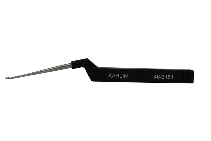 Karlin Curette, Microdiscectomy Cervical, Forward Straight, Size 0, 8 1/2 in (Aspen Surgical 46-3151)