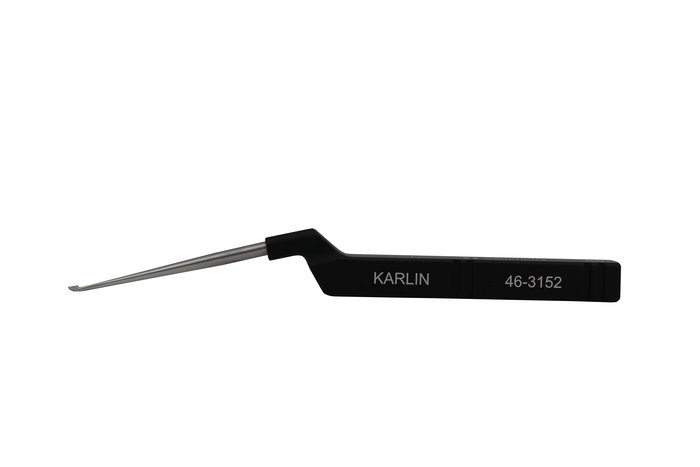Karlin Curette, Microdiscectomy Cervical, Forward Straight, Size 00, 8 1/2 in (Aspen Surgical 46-3152)