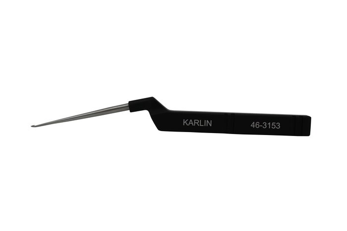 Karlin Curette, Microdiscectomy Cervical, Forward Straight, Size 000, 8 1/2 in (Aspen Surgical 46-3153)