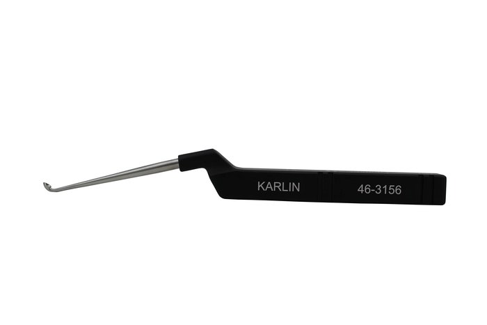 Karlin Curette, Microdiscectomy Cervical, Forward Angle, Size 0, 8 1/2 in (Aspen Surgical 46-3156)