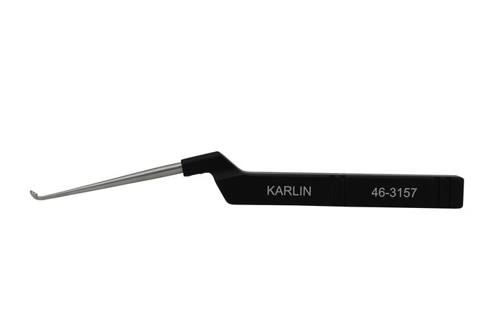 Karlin Curette, Microdiscectomy Cervical, Forward Angle, Size 00, 8 1/2 in (Aspen Surgical 46-3157)