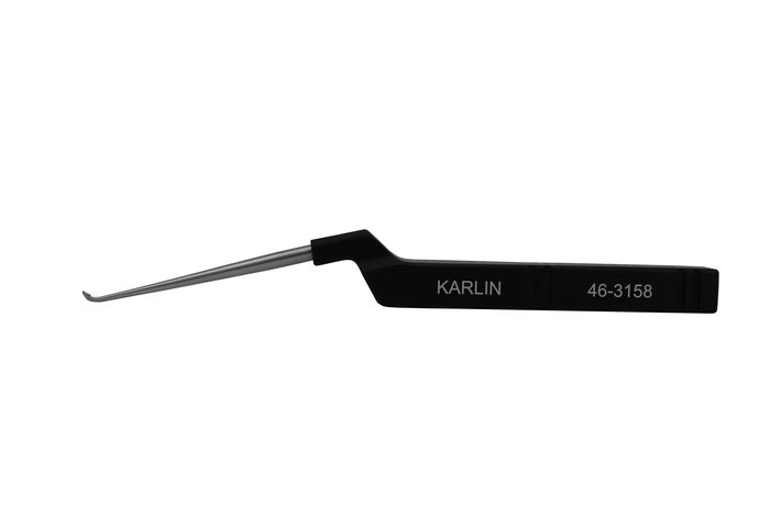 Karlin Curette, Microdiscectomy Cervical, Forward Angle, Size 000, 8 1/2 in (Aspen Surgical 46-3158)