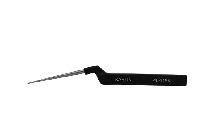 Karlin Curette, Microdiscectomy Cervical, Backward Straight, Size 000, 8 1/2 in (Aspen Surgical 46-3163)