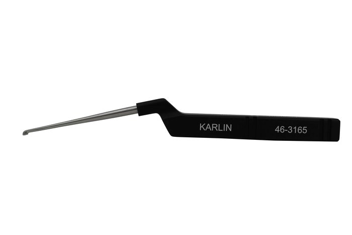 Karlin Cutter, Cervical Cortical Bone Currette, Backward Straight Tip, 8 1/2 in (Aspen Surgical 46-3165)