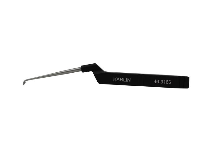 Karlin Curette, Microdiscectomy Cervical, Backward Angle, Size 0, 8 1/2 in (Aspen Surgical 46-3166)