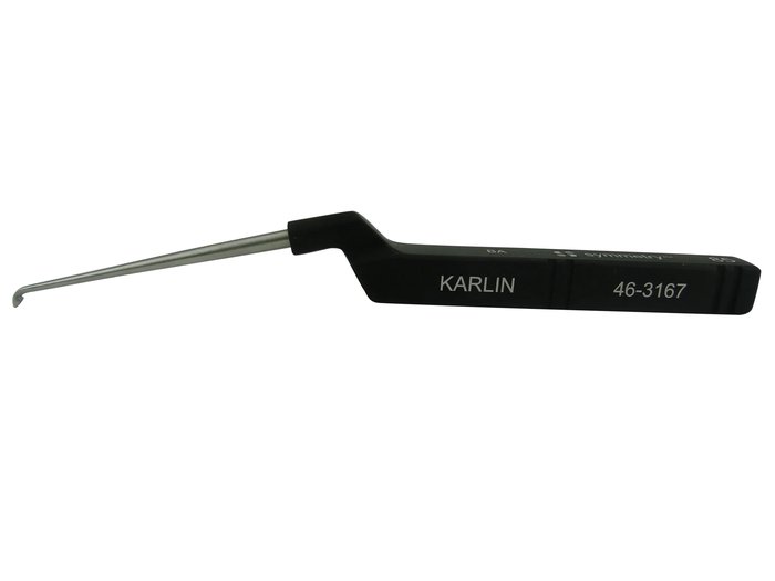 Karlin Curette, Microdiscectomy Cervical, Backward Angle, Size 00, 8 1/2 in (Aspen Surgical 46-3167)