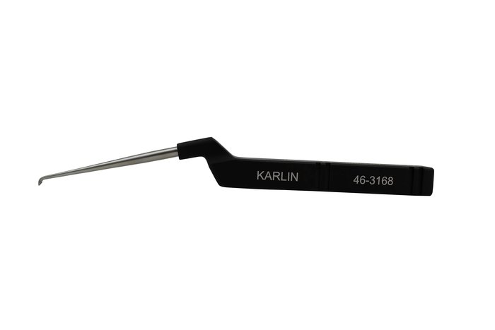 Karlin Curette, Microdiscectomy Cervical, Backward Angle, Size 000, 8 1/2 in (Aspen Surgical 46-3168)