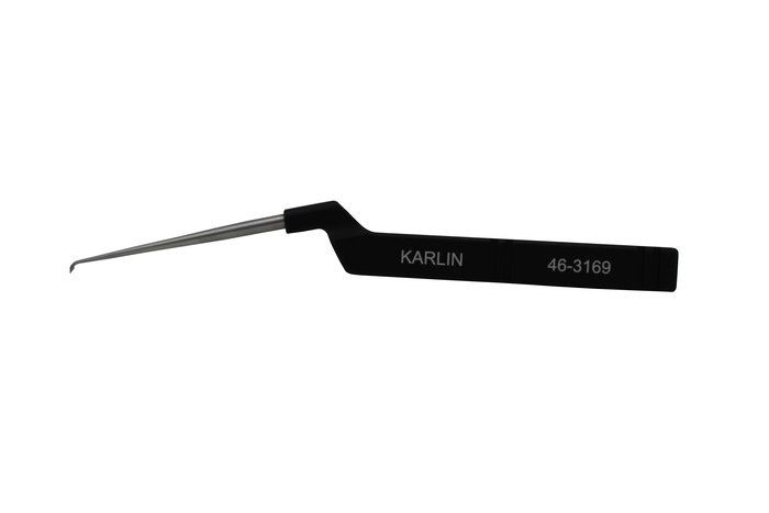 Karlin Curette, Microdiscectomy Cervical, Backward Angle, Size 0000, 8 1/2 in (Aspen Surgical 46-3169)