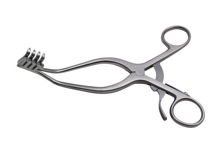 Retractor, Adson, Sharp Prongs, Angular Shaft (Aspen Surgical 50-1181)