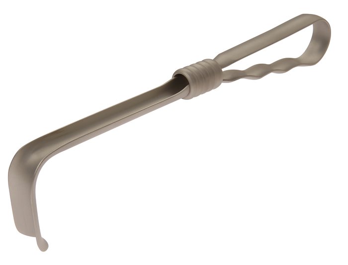 Richardson appendix retractor, ring-grip handle (Aspen Surgical / Codman 50-4130C)