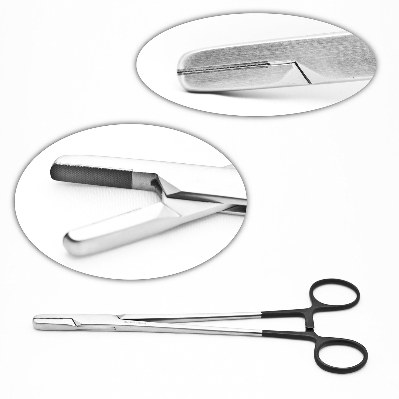 Berry sternal needle holder — carbide jaw, 7.75 in (Millennium 1-343030)