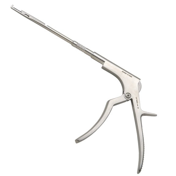 Kerrison rotating-head rongeur, 2 mm, 45° (Koros USAC1420; rotating Kerrison — via JedMed)