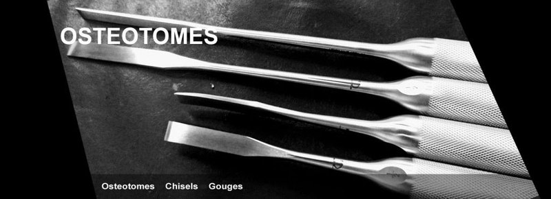 Lenox-MacLaren / Wallie-Heinig osteotomes, chisels & gouges (vendor photo)