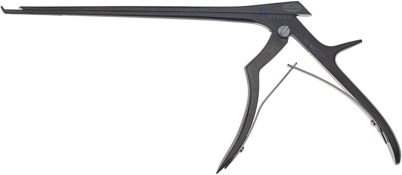 Life Instruments micro Kerrison rongeur, 8 in, 40° up, SuperCoat (837-800x-0 series)