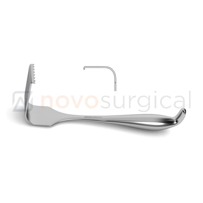 Meyerding retractor, sharp-toothed, 9.5 in (V. Mueller NL5130; representative photo)