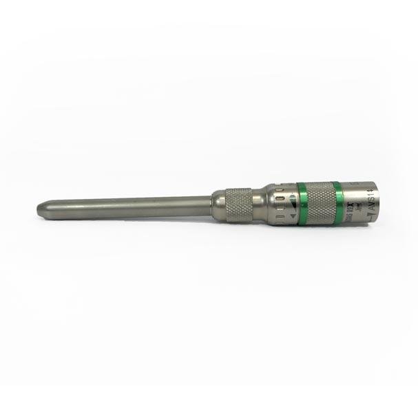 Midas Rex MR8 straight attachment, 3.2 mm / 14 cm large-bore (MR8-AS14)
