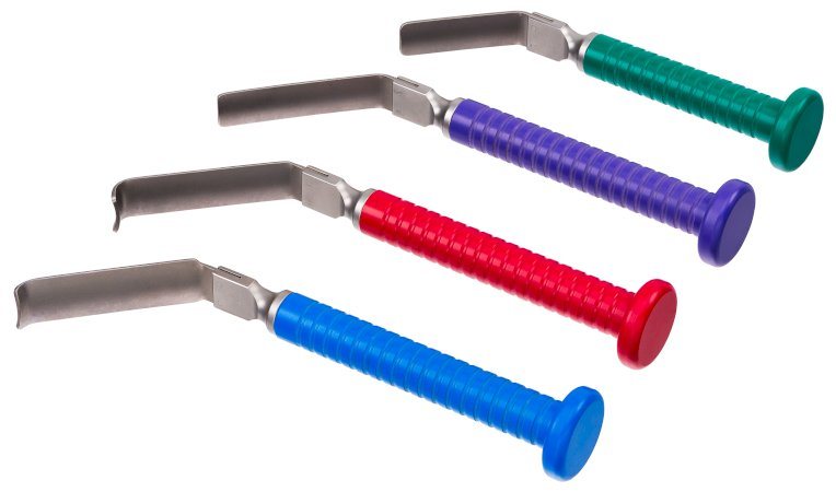 Phantom CS handheld side-load retractor blades (vendor photo — TeDan Surgical)