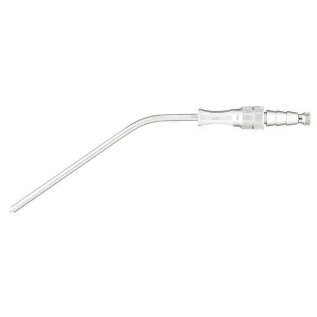 Frazier suction tube, 12 Fr, 4 mm, finger cut-off, angled (Integra Miltex 19-577)