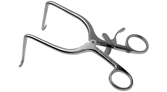 Deep Gelpi retractor, 3 in, 90 deg (Life Instruments)